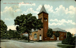 First Baptist Church Port Jervis, NY Postcard Postcard