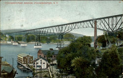 Poughkeepsie Bridge New York Postcard Postcard