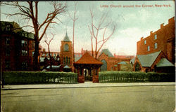 Little Church Around The Corner Postcard