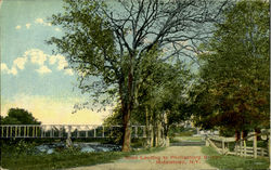 Road Leading To Phillipsburg Bridge Postcard