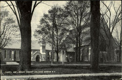 Chapel And Library, Hobart College Postcard