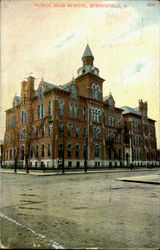 Public High School Postcard