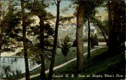 From The Heights, White's Park Concord, NH Postcard Postcard