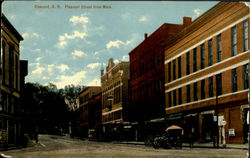 Pleasant Street From Main Concord, NH Postcard Postcard