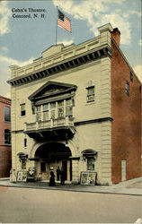 Cohn's Theatre Concord, NH Postcard Postcard