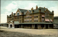 Railroad Station Concord, NH Postcard Postcard