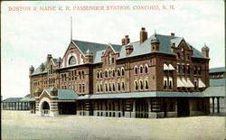 Boston & Maine R. R. Passenger Station Concord, NH Postcard Postcard