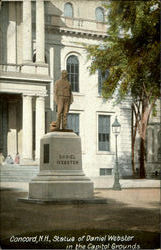 Statue Of Daniel Webster Concord, NH Postcard Postcard