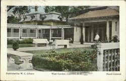 West Garden Concord, NH Postcard Postcard