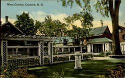 West Garden Postcard