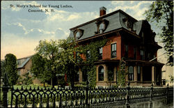 St. Mary's School For Young Ladies Postcard