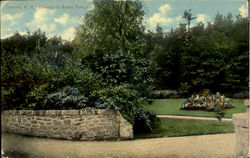 Entrance To Rollins Park Postcard