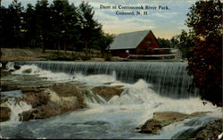 Dam At Contoocook River Postcard