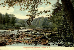 Contoocook River Penacook Postcard