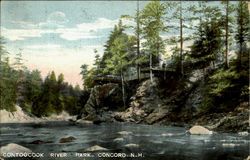 Contoocook River Park Postcard