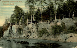 Look Out Contoocook Park, Contoocook Park Postcard