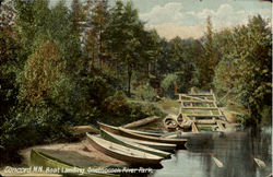 Boat Landing Contoocook River Park, Contoocook River Park Postcard