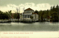 Sheldon Library, St. Paul's School Postcard