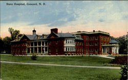 State Hospital Concord, NH Postcard Postcard