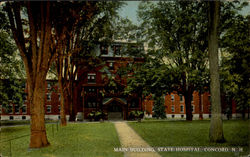 Main Building, State Hospital Postcard