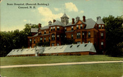 State Hospital Bancroft Building Postcard