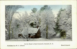 On The Road To East Concord New Hampshire Postcard Postcard