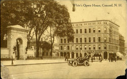 White's Opera House Postcard