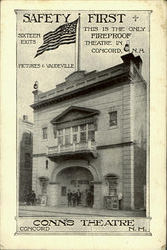 Conn's Theatre Postcard