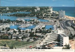 Yankee Clipper Hotel and Bahia Mar Yacht Basin, Fort Lauderdale Postcard