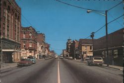 Port Townsend, Washington - Victorian City Street View Postcard