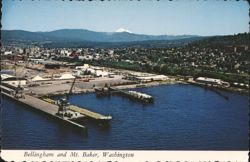 Bellingham and Mt. Baker, Washington Postcard