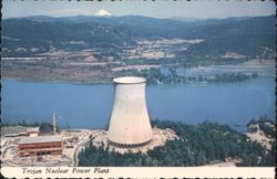 Trojan Nuclear Power Plant, Rainier, OR Postcard