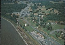 International Peace Arch, US-Canada Border Postcard