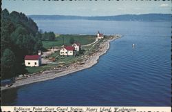 Robinson Point Coast Guard Station, Maury Island Postcard