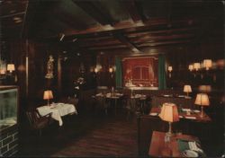 Restaurant Humplmayr, Munich - View from Bar to Golden Salon Postcard