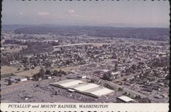 Puyallup and Mount Rainier, Washington Postcard