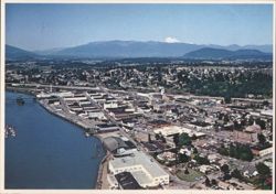 Mt. Vernon, WA - Aerial View Postcard