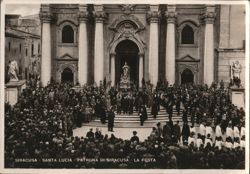 Siracusa - Santa Lucia, Patroness of Syracuse - Festival Postcard