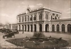 Catania Centrale Railway Station Postcard