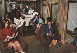 Lounge Car, Blue Train, Sitkamerwa Postcard