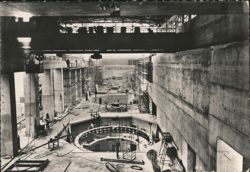 Vogelgrün Hydroelectric Power Plant Construction Postcard