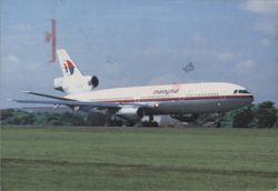 Malaysia Airlines McDonnell Douglas DC-10 Postcard