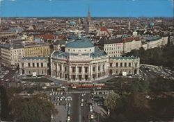 Vienna - Burgtheater (Old Imperial Theatre) Postcard