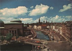 Copenhagen: The Palace Church and Frederiksholm's Canal Postcard