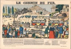 Le Chemin de Fer (The Railway) Postcard