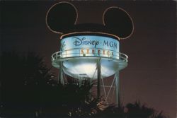 Disney-MGM Studios Water Tower Postcard