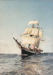 Tea Clipper Teaboat 1880s, Marques Collection no. 3 Postcard