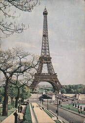 Eiffel Tower, Paris Postcard