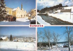 Šumava, Bohemia, Czechoslovakia Winter Scenes Postcard