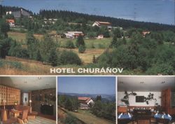 Hotel Churáňov, Sumava Mountains, Czech Republic Postcard